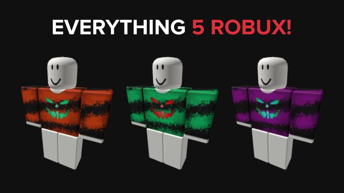 o que comprar com 5 robux