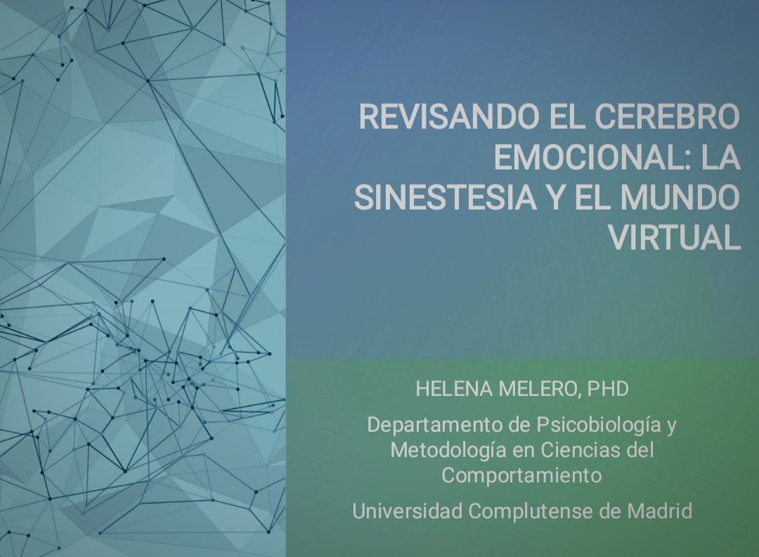 Compartiendo nuestro trabajo 🧠 <a href="/SynLabMadrid/">Synesthesia Lab Madrid</a> <a href="/UCM_Psico/">PsicologiaΨUCM</a> sobre la Teoría de la Integración Emocional (Emotional Binding Theory) de la #sinestesia en el VII Congreso Internacional de Sinestesia, Ciencia y Arte de la Fundación Internacional Artecittá <a href="/mjdecor/">Mª José de Córdoba</a>