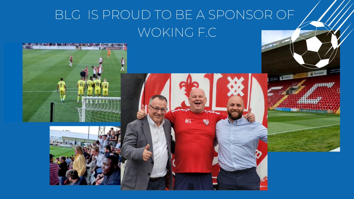 BLG (@blg_lending) on Twitter photo We are excited to announce that we are proud sponsors of our local football team <a href="/wokingfc/">Woking Football Club</a>! 🎉
<a href="/wokingfc/">Woking Football Club</a> competes with teams all over England and Wales, from Stockport County F.C to Torquay United.
#WokingFC #Sponsorship #WrexhamAFC #PropertyDevelopment We are excited to announce that we are proud sponsors of our local football team <a href="/wokingfc/">Woking Football Club</a>! 🎉
<a href="/wokingfc/">Woking Football Club</a> competes with teams all over England and Wales, from Stockport County F.C to Torquay United.
#WokingFC #Sponsorship #WrexhamAFC #PropertyDevelopment