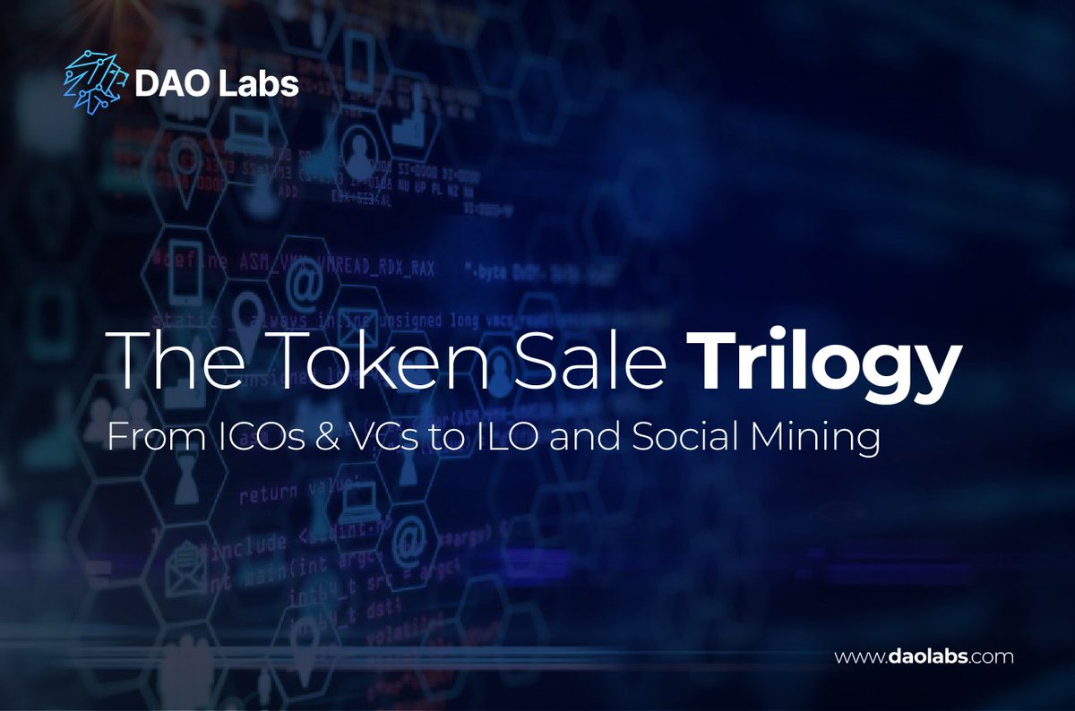 #Tokenization history have milestones and #ILO can bring more #secutiry, #prosperity and #fairness to it. @TheDAOLabs COO and co-founder Shuyong Yang, delivers a great explanation about it and what's in it for social miners. daolabs.com/post/token-sal… #DAOVERSE #IamSocialMiner