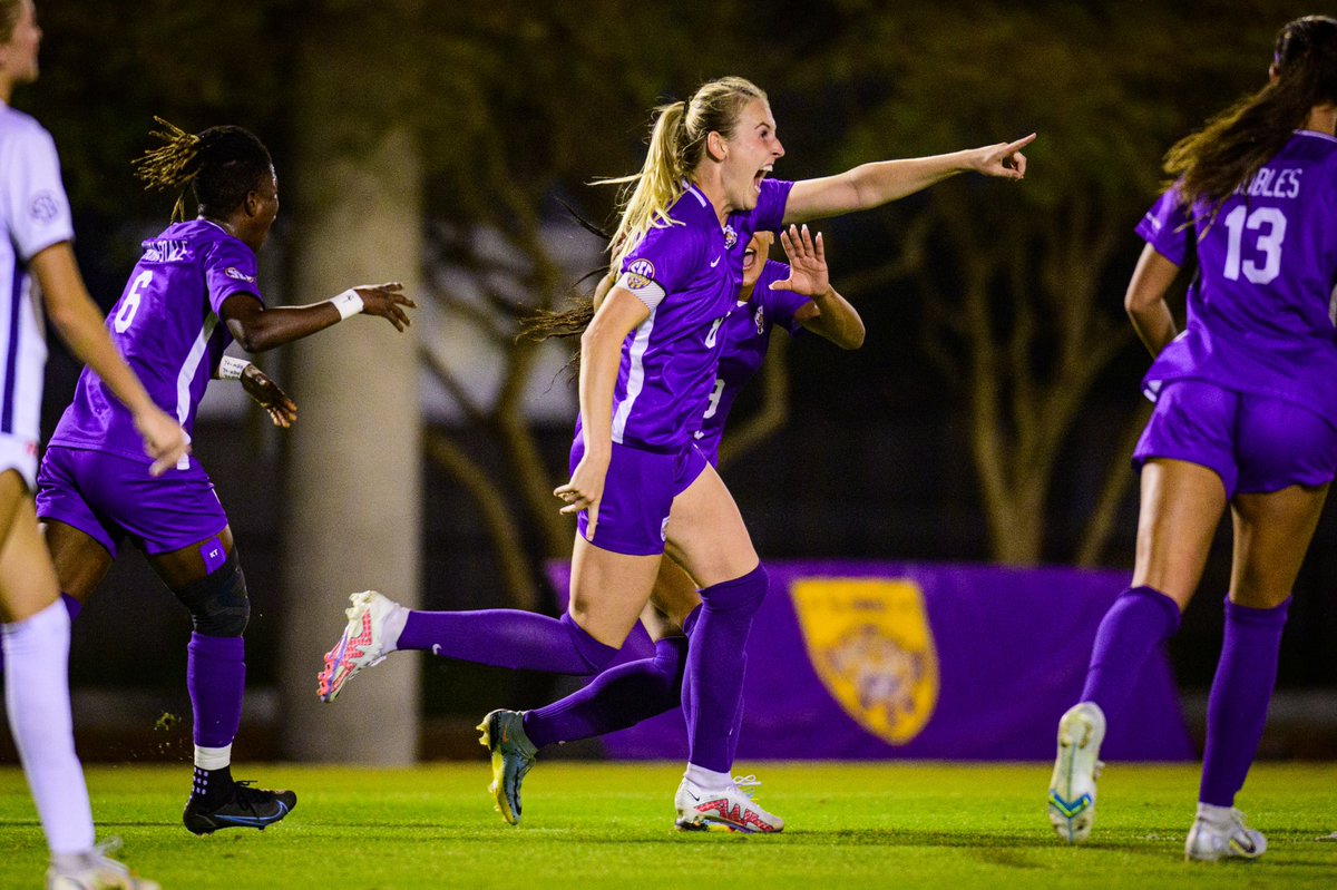 LSUSoccer's tweet photo. Those goal-scoring moments >>> https://t.co/H2LWrdygGB