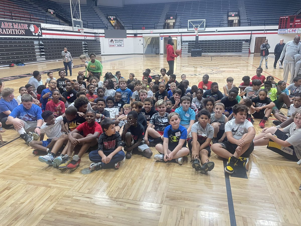 Just some of the 150+ kids that’s tried out for our grades 2-6 travel youth teams!   Thanks to all who help!