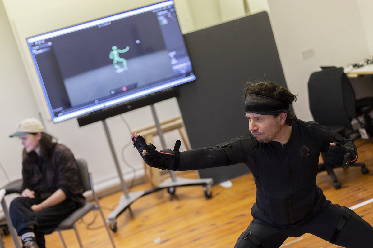Mocap day! with @MarkBurghagen #animation <a href="/YorkStJohn/">York St John University</a>