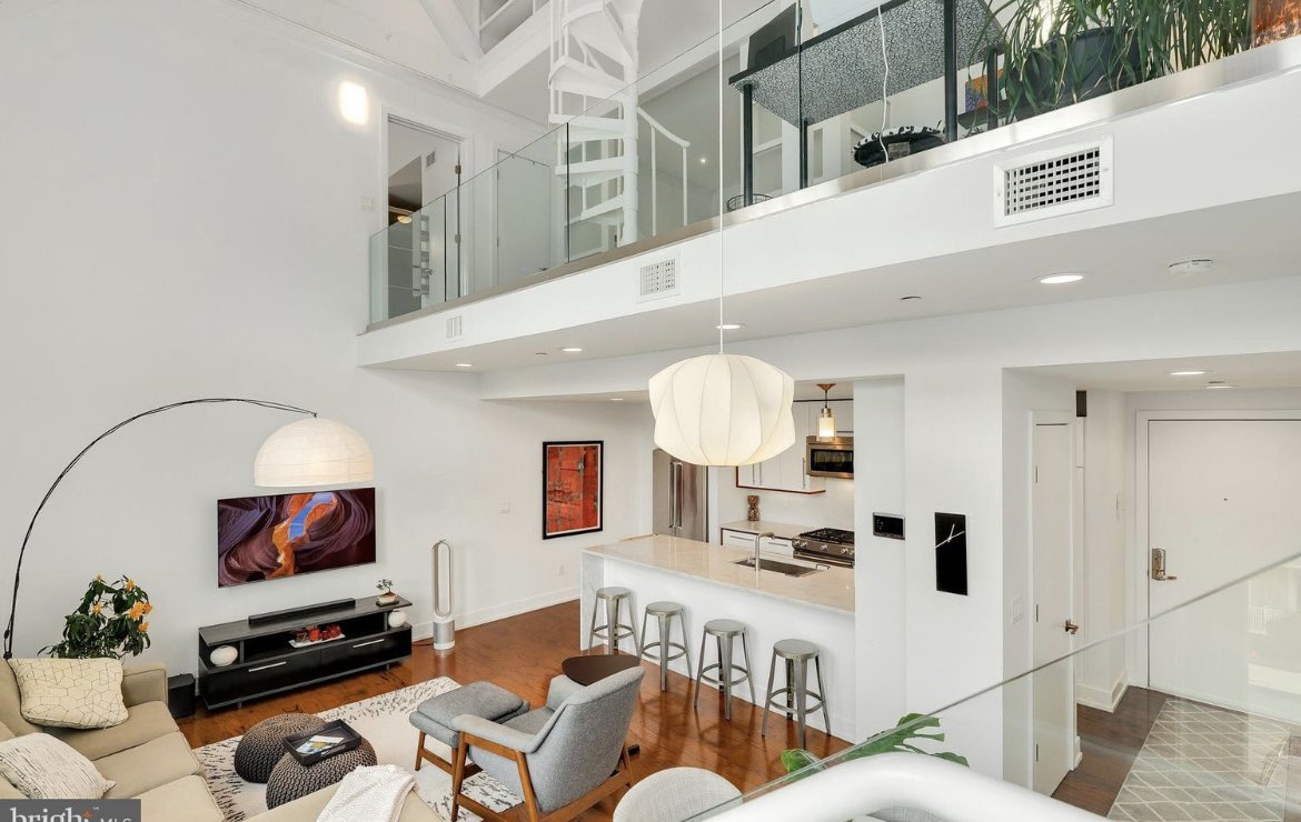 unique realtor on Twitter "Look at this cute ass loft I found in Silver Spring, MD for my