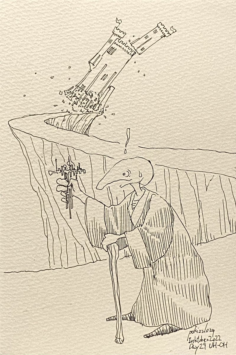 DAY29:UH-OH
#inktober2022 #inktober
#inktober2022day29
ありゃ、うっかり持ってきちまった!