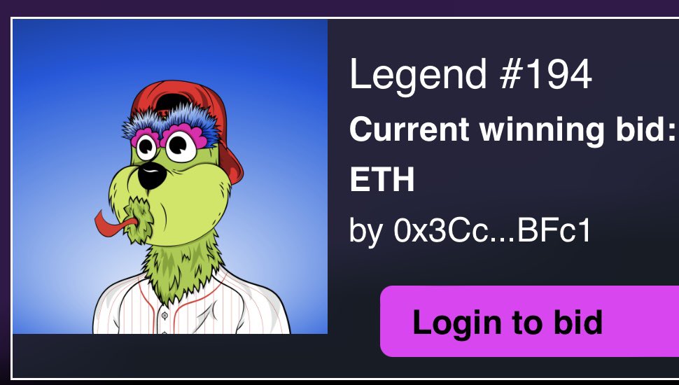 Yo <a href="/Phillies/">Philadelphia Phillies</a> fans.. check out the #TQLegend from #TribeQuokka .. bidding on Legends is open thru #Halloween.. perfect timing to grab this guy!! #GoPhillies #WorldSeries #AstrosCheat #Phillies #BryceHarper #MV3 #Phanatic legends.tribequokka.com