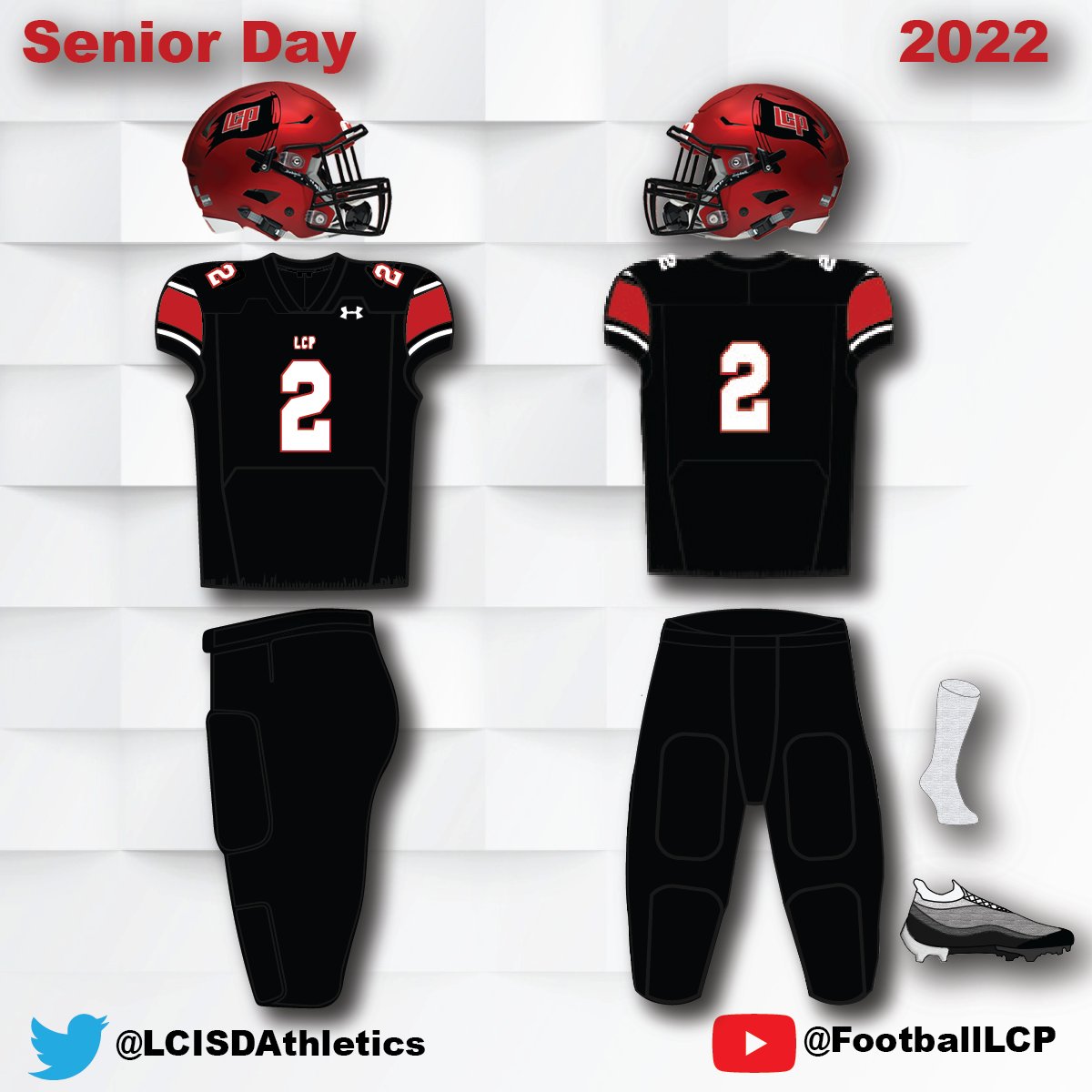 FootballLCP's tweet photo. Honoring our 41 Seniors tonight. A lot of winning with this group. Big one tonight. See you all at 7pm. We'll be dressed in black. @HubCityPrepsLBK @806pics @806hsscmedia @LoneStarVarsity @arielle_schafer @pchristy11 @CollieronTV @AthleticsLCP @LCISDlchs @pixel5_ https://t.co/z81noRjCYF