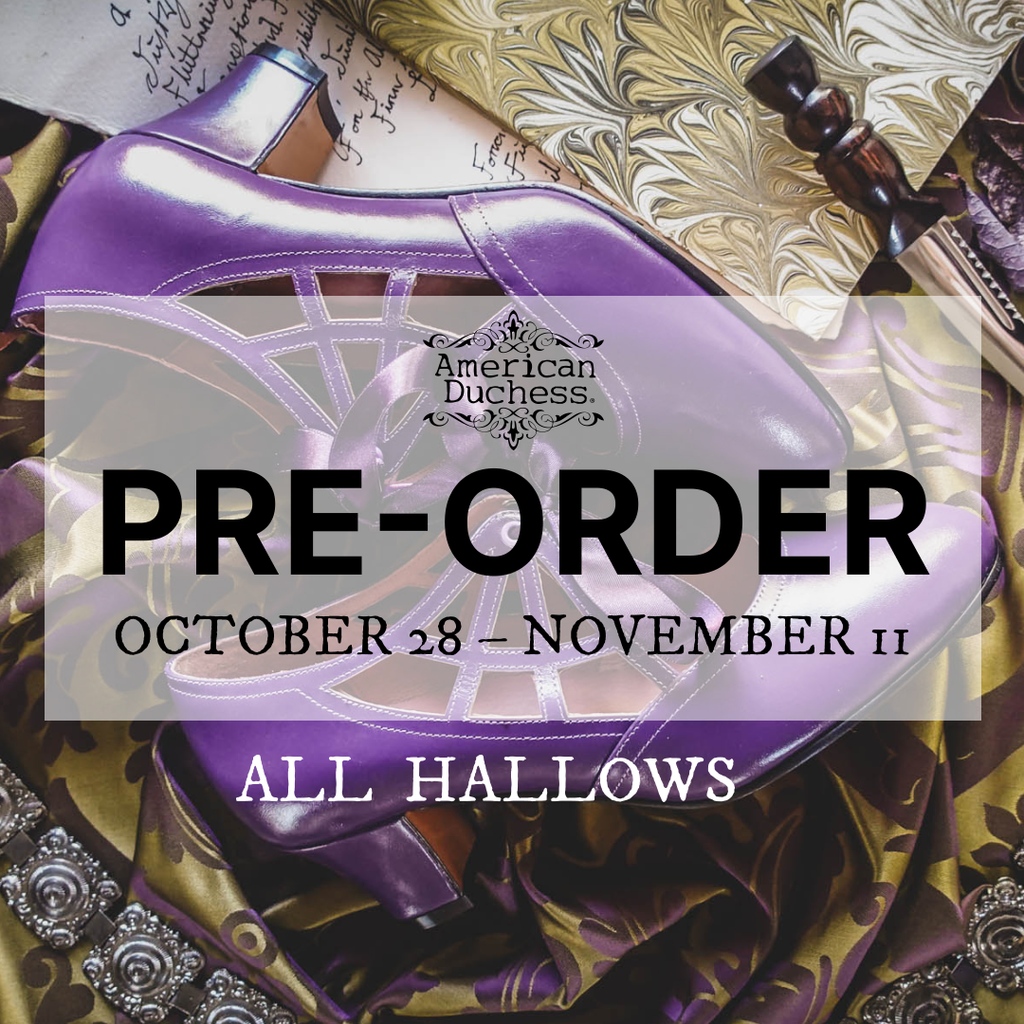 Trick or treat! Our All Hallows collection is now OPEN and available for pre-order! 🪄⁠
Parker, Lilith and Wednesday are $20/€20 off each pair in our US and EU stores through November 11! ⁠

Shop US: l8r.it/oJtf

Shop EU: l8r.it/X8Sm

#AmericanDuchess