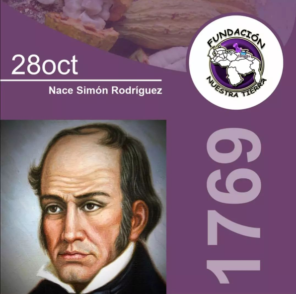 Tal día como hoy, en el año 1769, nace Simón Rodríguez, conocido también como "el maestro del libertador", ya que fue uno de los mentores de Simón Bolívar.

#SimónRodríguez #Venezuela #Cacao #Chocolate #FundacióNuestraTierra #Sincacaonohaychocolate #Somoshijosdelcacao