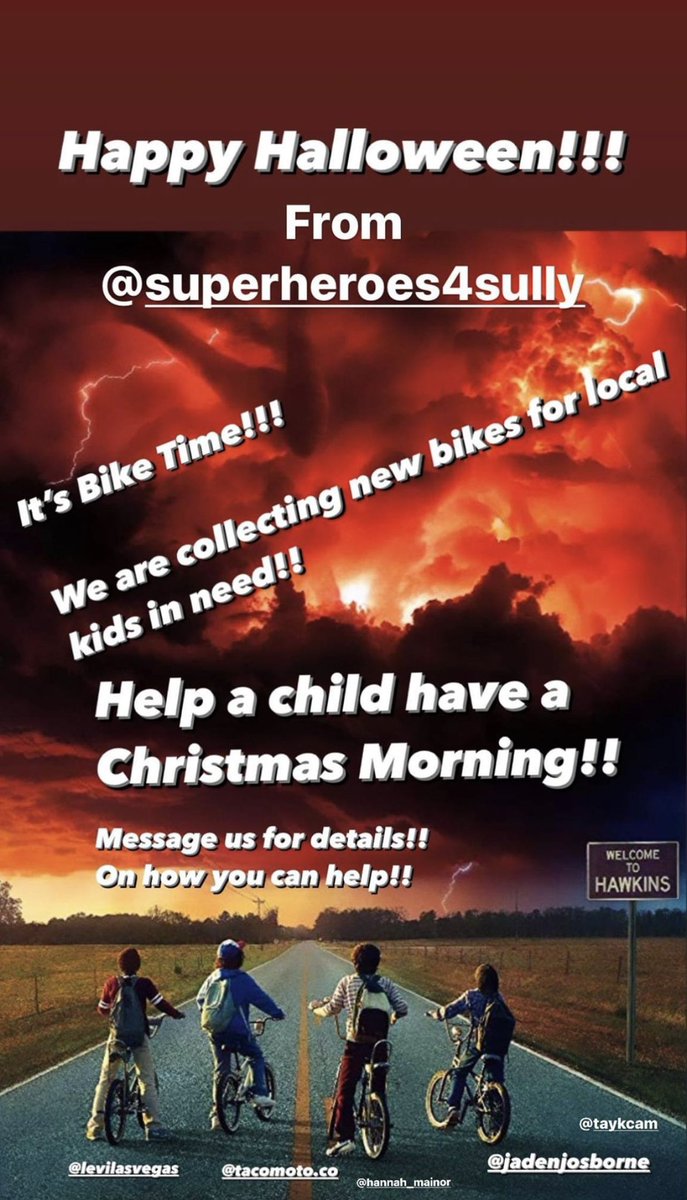 SH4Sully's tweet photo. It’s time… #sullypower #bikedrive #kidshelpingkids https://t.co/dANYgROuCb