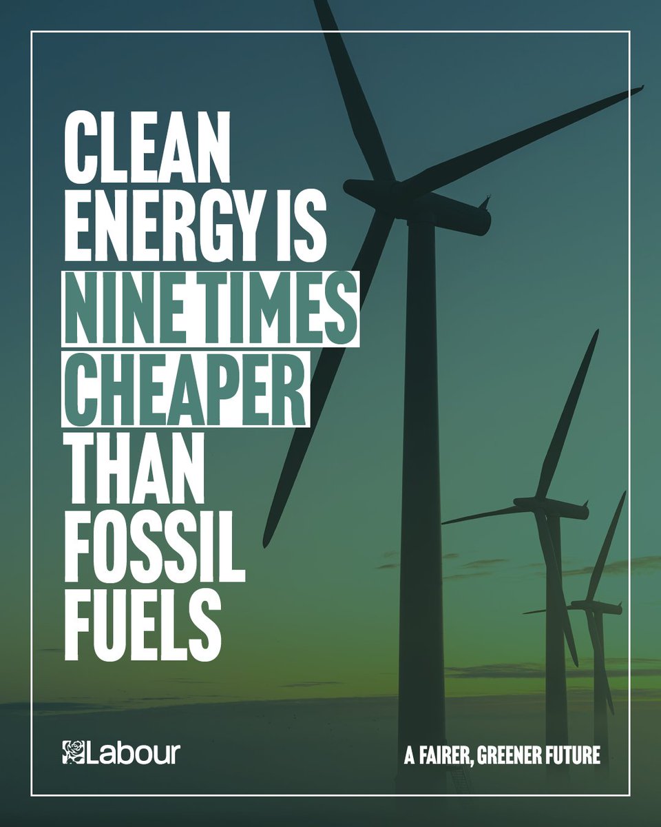 UKLabour's tweet image. With @Keir_Starmer as Prime Minister, Labour will harness the power of clean energy and establish GB Energy, a publicly owned company. 

To cut bills for good. 

To make Britain energy independent. 

To secure our country for future generations.