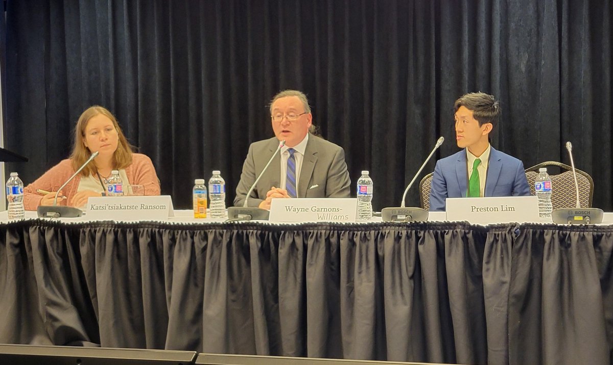 nicolas_lamp's tweet photo. Clauses regarding the trade interests of Indigenous peoples are increasingly prevalent in trade agreements, culminating with the conclusion of the IPECTA in 2022 - @GarwilW at #CCILConference https://t.co/MngEcDGfB3