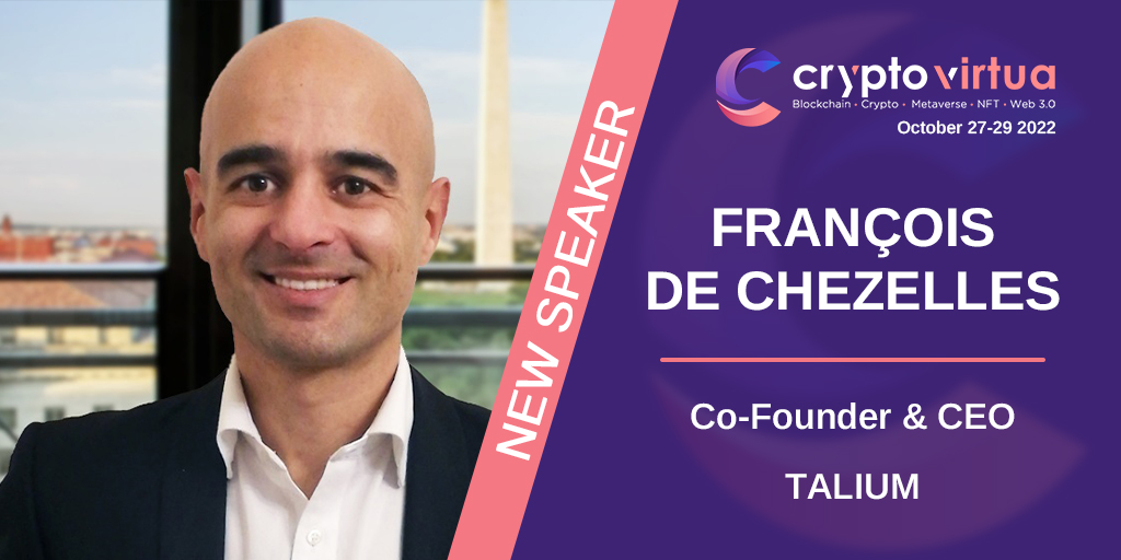 CryptoVirtua's tweet photo. The ICO conference presented by François de CHEZELLES of @Talium_fr is underway!

Come now to attend here: https://t.co/tWTm8JAWa0

#Web3 #cryptovirtua #conference #virtualevent https://t.co/5TMwpxChKv