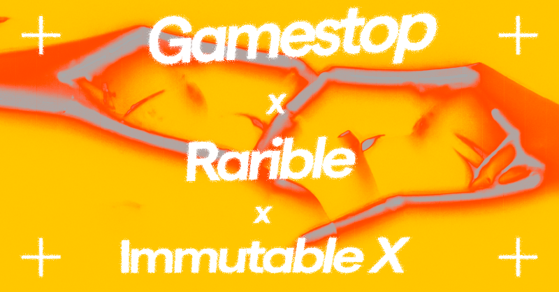 rarible's tweet photo. The @GamestopNFT wallet is now live on @rarible for @Immutable! Start trading your favorite projects #onIMX.

And don't forget @rarible has 0% fees for @Immutable, indefinitely. Tap below to start exploring! 👇