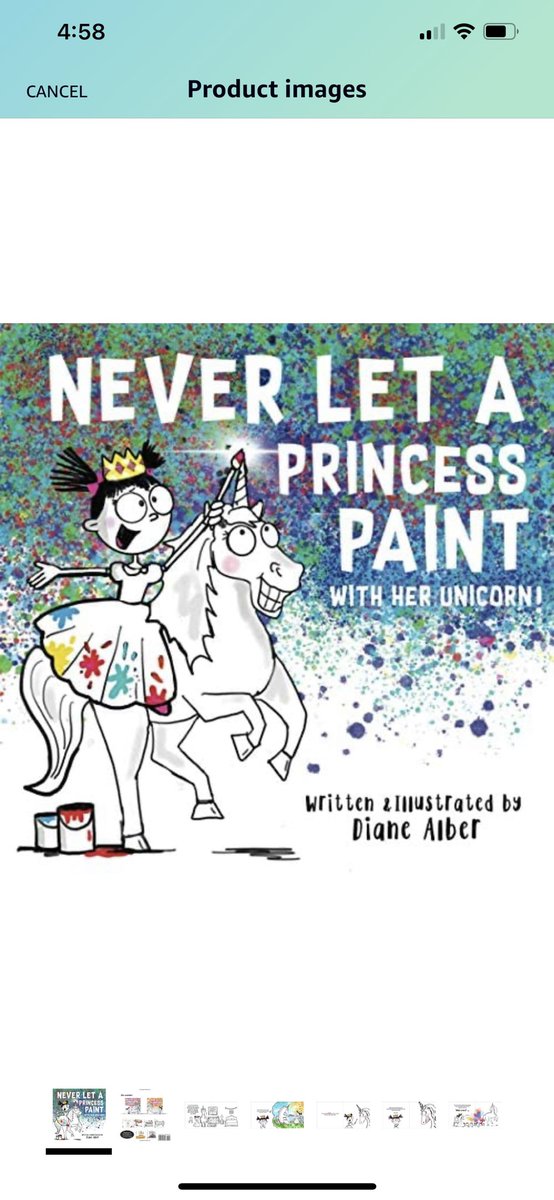 NEVER Let a Princess Paint With Her Unicorn?! If you do, you might end up with the most BEAUTIFUL princess dress EVER!@imnotascribble #BookCharacterDay #teamBCE