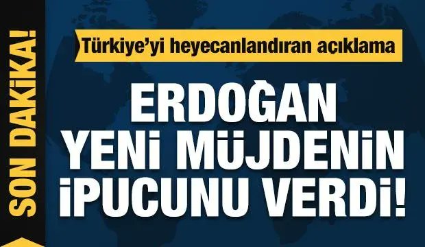 📌 Başkan Erdoğan yeni müjdenin ipucunu verdi: Türkiye'yi heyecanlandıran açıklama ❝ Karadeniz’de 540 milyar metreküp doğal gaz rezervi keşfettik. İnşallah yakında, enerjide yeni müjdelerin sevincini milletimizle paylaşacağız❞ bit.ly/3zsCG5I