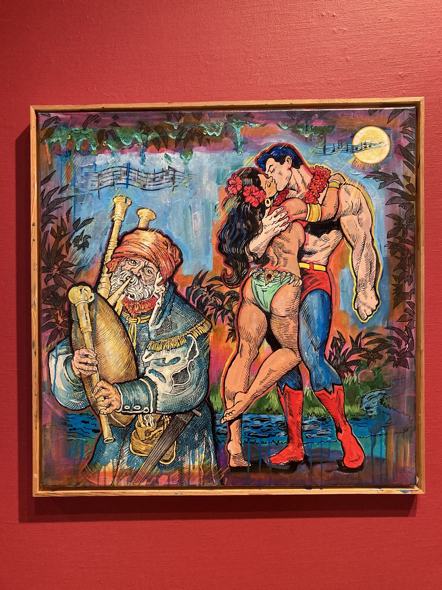 RealRoySchwartz's tweet photo. They thought I wouldn’t notice, but I did. Spotted at @nassaumuseum.
#comicswipe #swipe #comics #superman #art https://t.co/6LtAcG1o5z