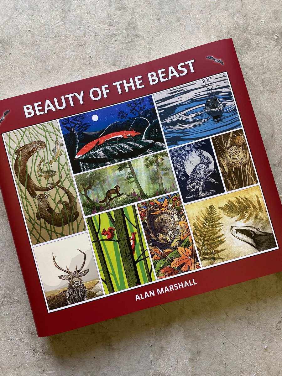 Just printed and delivered to <a href="/MascotMediaLtd/">Mascot Media Ltd</a> and available through their website plus good bookshops. Britain’s mammals through the eyes of leading printmakers. Treat yourself #xmasgifts