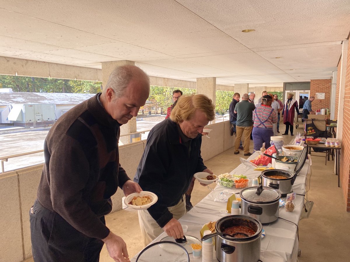 The IT Services Chili Cookoff/Costume Contest 2022 was a lot of fun! Beautiful crisp fall weather, great food, and lots of Halloween costumes - what more could you want? Already looking forward to next year's event! Chili bragging rights went to Bud Tillman this year.