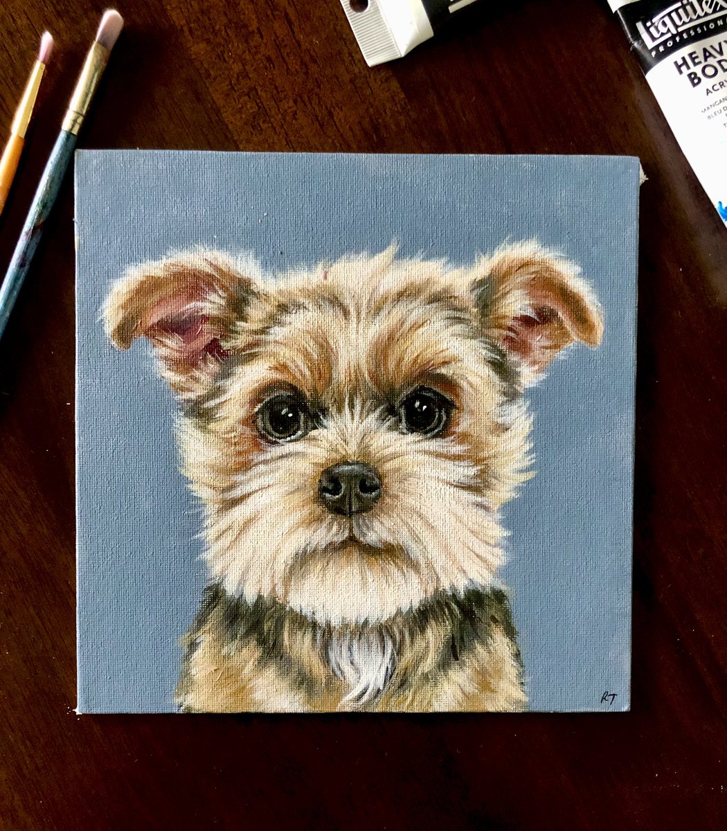 becku_tilt's tweet photo. Newest pupper painting ✨
8x8 in. acrylic https://t.co/gGWGeOJhmm