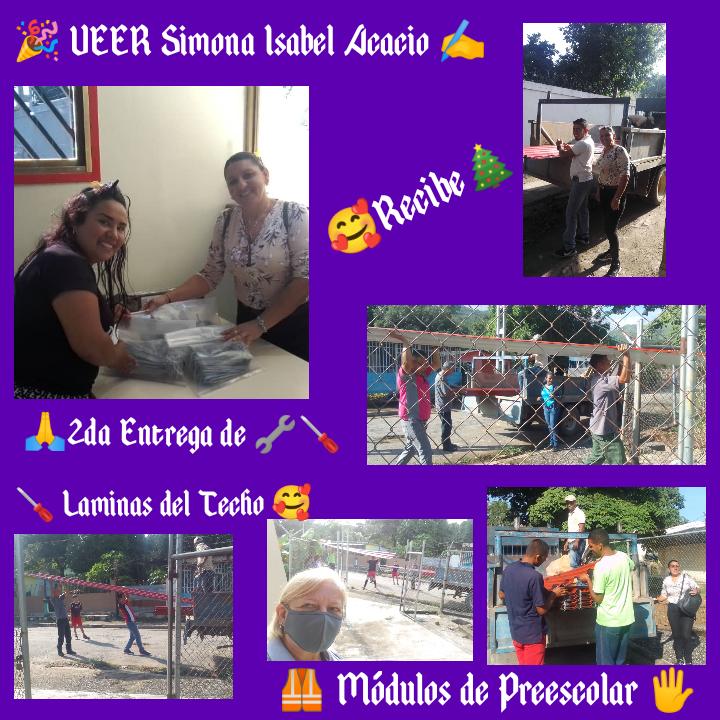 #VenezuelaTierraDePaz  Gracias <a href="/cheanahis/">Anahis Palacios</a> <a href="/GobDeZamora/">ZamoraGobierno</a> <a href="/inginformatico/">inginformatico</a> por la Articulación con UEER Simona Isabel Acacio, Bricomiles  @MPPEDUCACION la entrega de Las laminas de Acerolit 🎄🥰🖐️ <a href="/_LaAvanzadora/">Yelitze Santaella</a> Terminar Los Módulos 👏 del Preescolar <a href="/leoalvacabrera/">Prof. Leonardo Alvarado</a> <a href="/de_educadores/">Educadores De Aragua en Zamora Potencia Educativa</a>