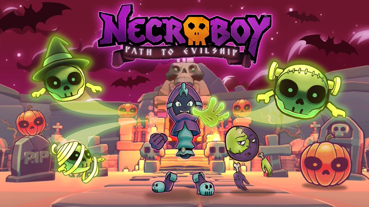 NecroBoy : Path to Evilship will be out on #Steam in 3 days, right on time for #Halloween🎃

💀 Revive your minions!
🧩 Give 'em orders to solve puzzles!
😈 Be Evil?

Wishlist here and enjoy 20% promo for launch!
store.steampowered.com/app/1628890/Ne…
#gaming #indiegames #indiedev #videogames