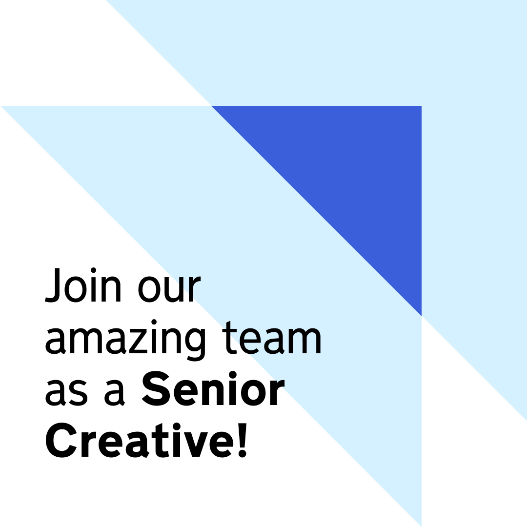 Given_Agency's tweet photo. Given is growing, and we’re always interested in hearing from talented people who want to build a #career with #purpose. Join us as a #SeniorCreative! Apply here: https://t.co/kLSlwXfano https://t.co/yYin1YAqQJ