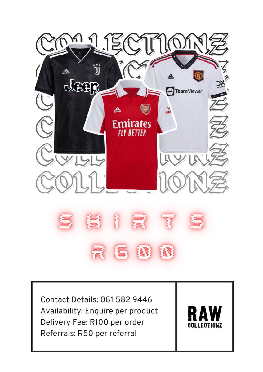 RawCollectionz's tweet image. Opening sale on all items, while stock lasts!

rawcollectionz.co.za