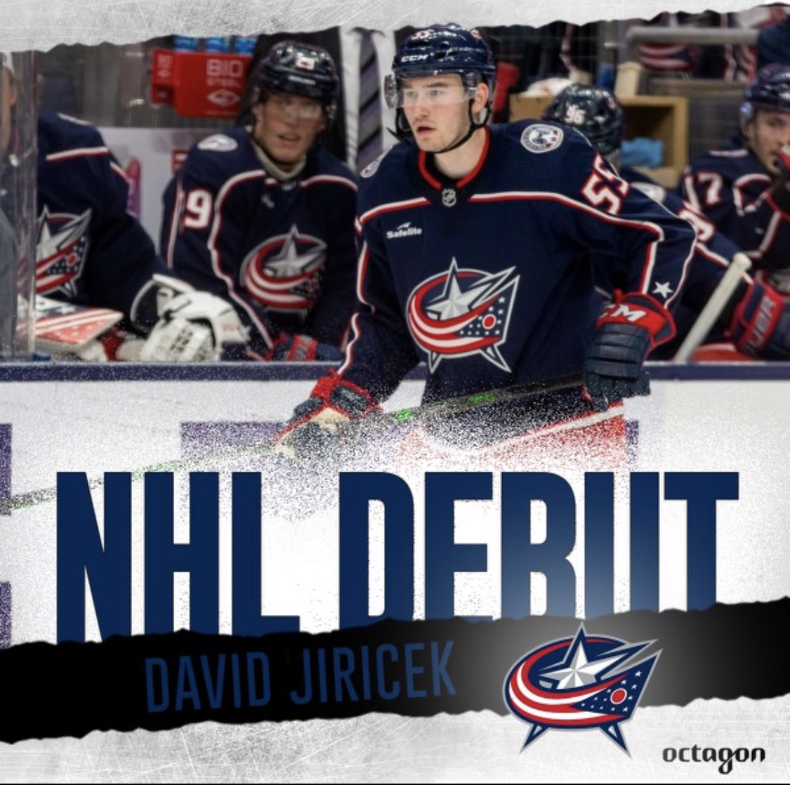 Columbus 6th overall pick in the 2022 NHL Draft, defenseman David Jiricek (who is still 18 years old) is expected to make his debut tonight.  Welcome to the NHL!  ⁦<a href="/DavidJiricek/">David Jiříček</a>⁩ ⁦<a href="/BlueJacketsNHL/">Columbus Blue Jackets</a>⁩ ⁦<a href="/ehshockey/">EUROHOCKEY SERVICES</a>⁩ <a href="/OctagonHockey/">Octagon Hockey</a>⁩