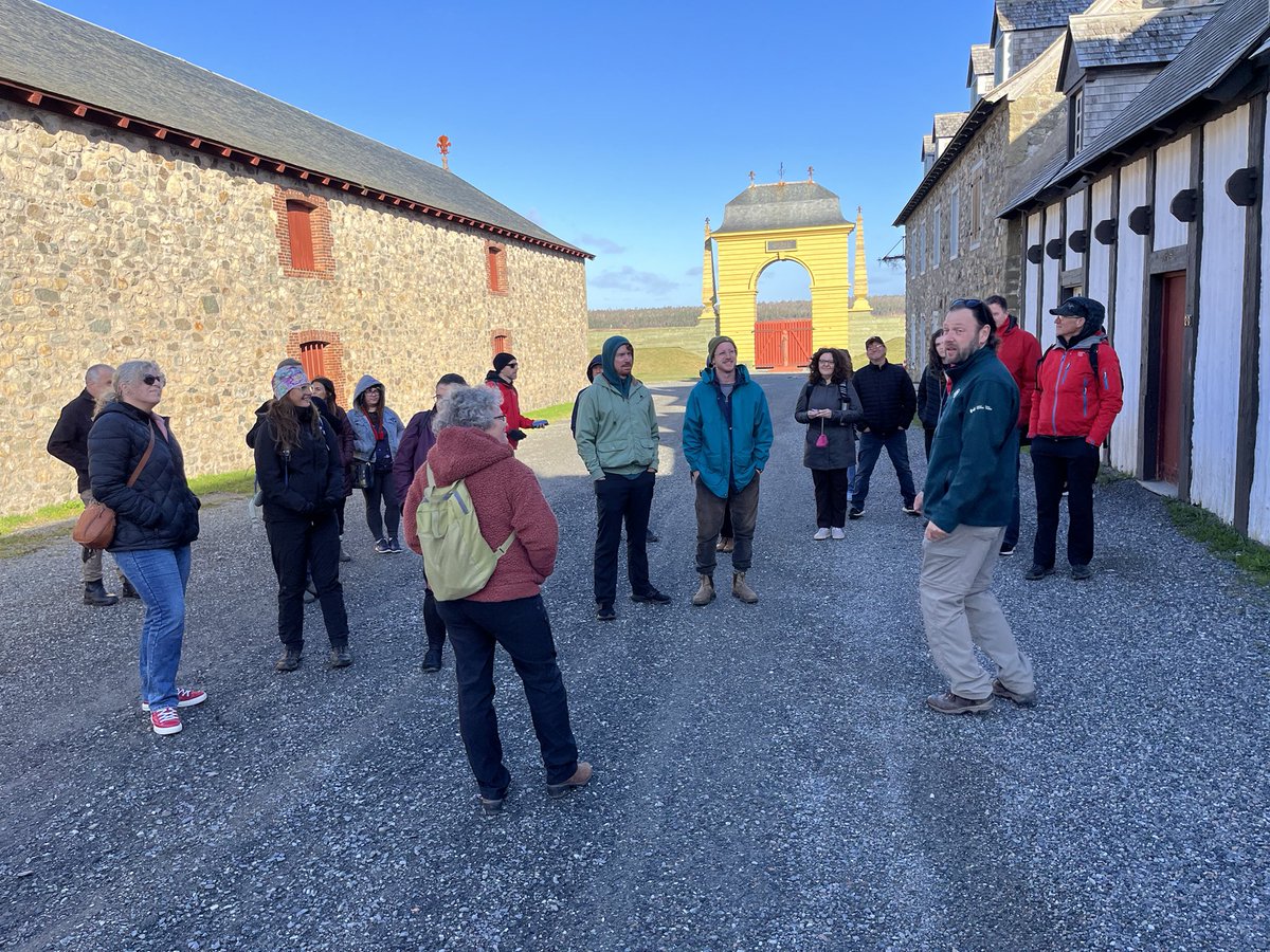 NSSSTA's tweet photo. From our #thinkaboutit satellite sites! Quilts &amp; Lichen walk at DesBrisay Mus. Buoy-making Memory Lane &amp; beautiful morning Fortress Louisbourg! https://t.co/YT5TwOAGVW