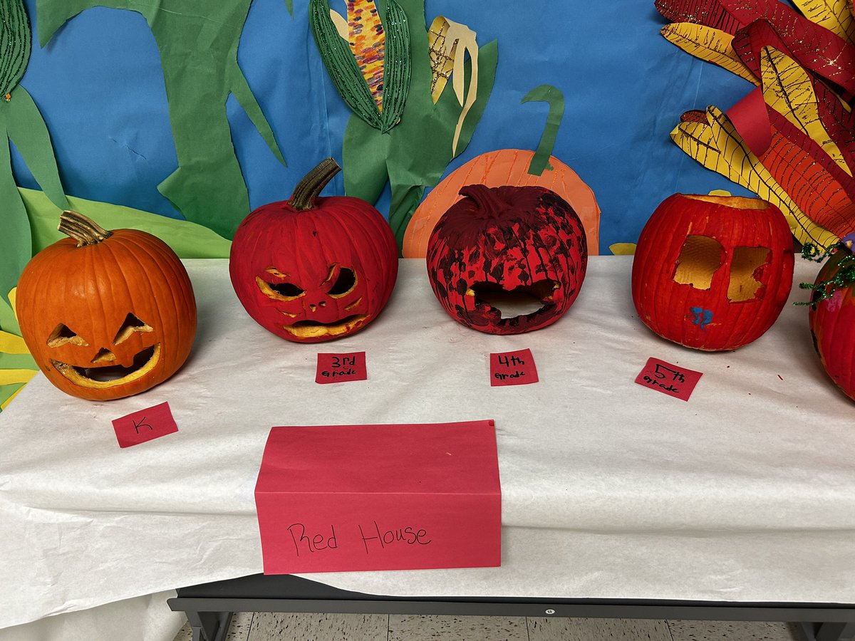 This week our students carved and decorated pumpkins during their specials period. We think they did SUCH an awesome job! Which one is your favorite?