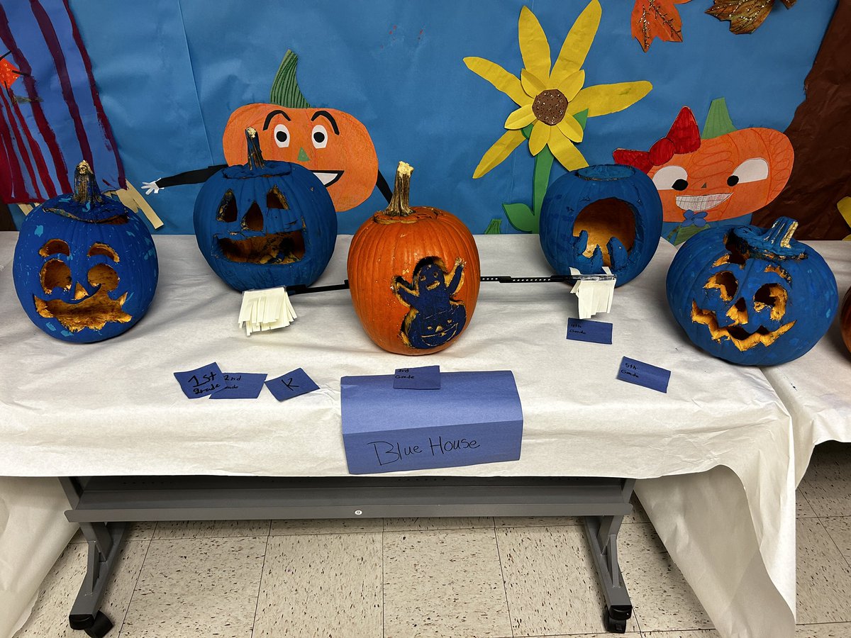 JNB_Eagles's tweet photo. This week our students carved and decorated pumpkins during their specials period. We think they did SUCH an awesome job! Which one is your favorite? https://t.co/t2VSzNOpKX