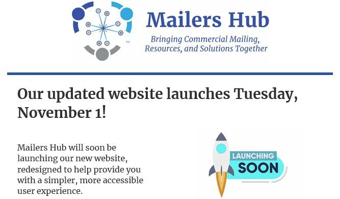 Our updated website launches on Tuesday, November 1st! It's been redesigned to help provide members with a simpler, more accessible user experience.