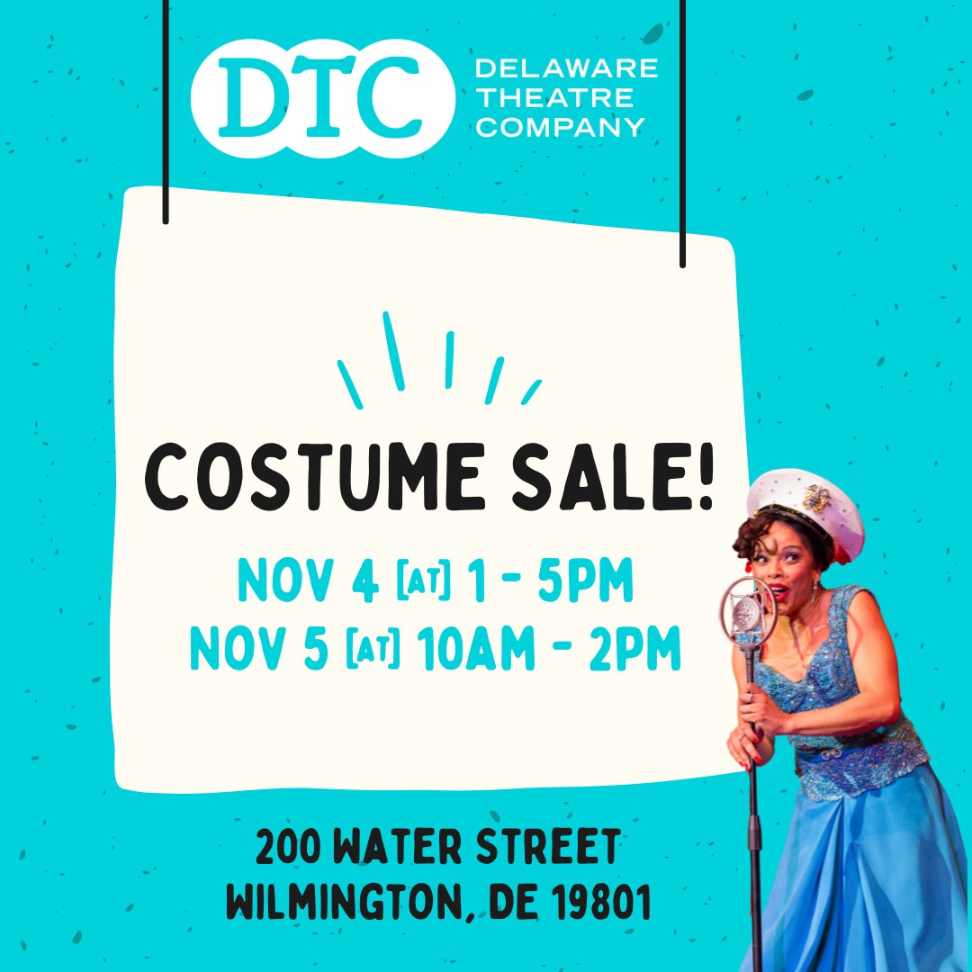 DTC is having a costume sale! Nov 4 &amp; 5 in our lobby, cash &amp; credit cards accepted. Come on by!