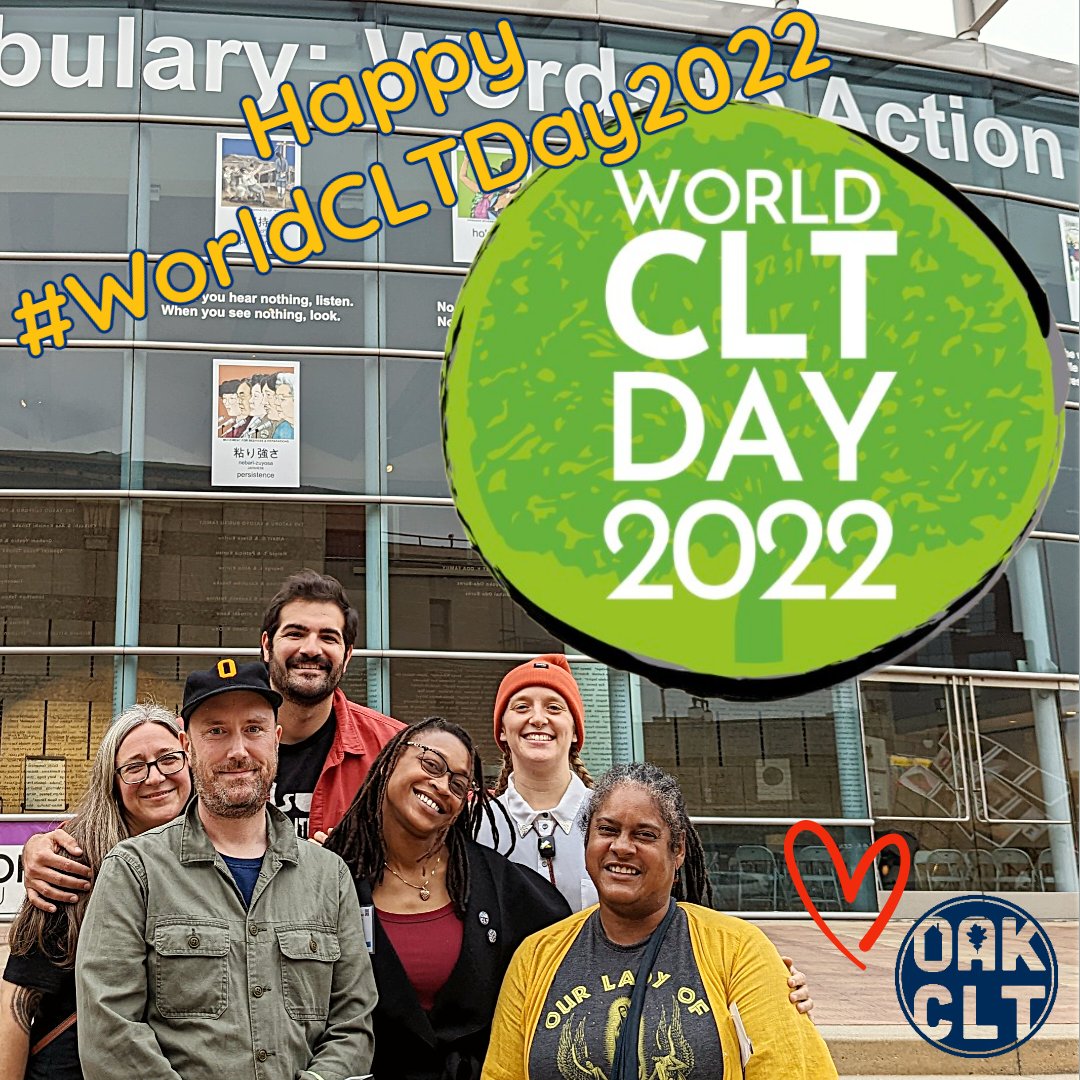 Happy #WorldCLTDay2022 from staff <a href="/oakclt/">Oakland Community Land Trust</a>! <a href="/Center4CLTs/">International Center for Community Land Trusts</a>