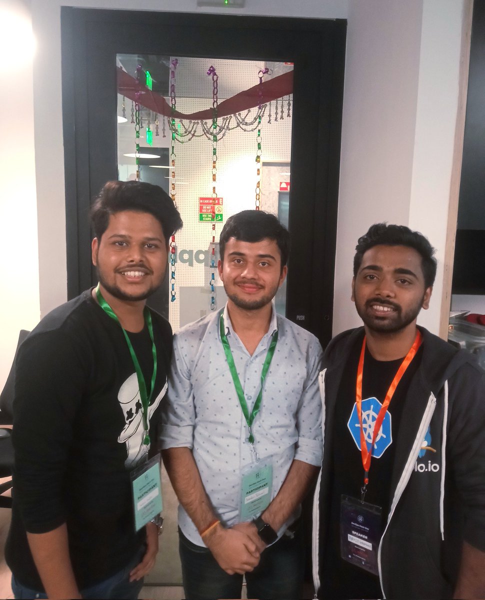 Had a great day at #DevOpsHackDay Learn a lot from these folks @ghumare64 @apoorvtwts @JoshuaPoddoku @iamppborah Network with new folks 😇 Thanks for this amazing meetup🙌💖