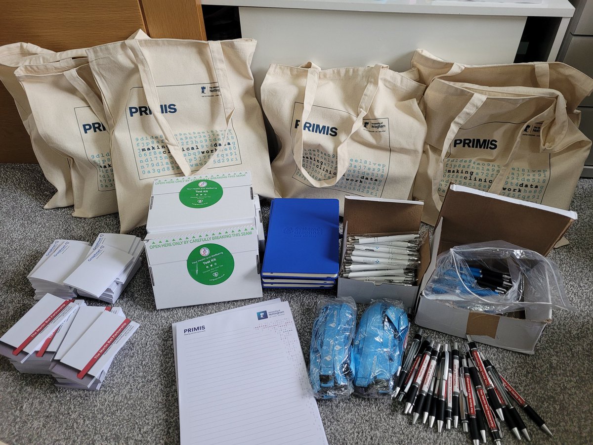 phcsg's tweet photo. Packing the #PHCSG22 conference goodie bags this afternoon π all generously donated by our sponsors. Just a few places remain and only 5 days until booking closes! https://t.co/3DOWGqQhsu https://t.co/5wvQdLjMub