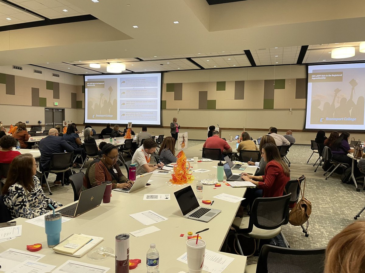 Thank you <a href="/BrazosportISD/">Brazosport ISD</a> for joining <a href="/InspireTexas/">Inspire Youth Sports</a> by <a href="/Region4ESC/">Region 4 ESC</a> at the <a href="/GCASPA_HR/">GCASPA</a> meeting for a great conversation on Registered Apprenticeships for teachers. On our way to combat and eliminate the teacher shortage!!! Godspeed!