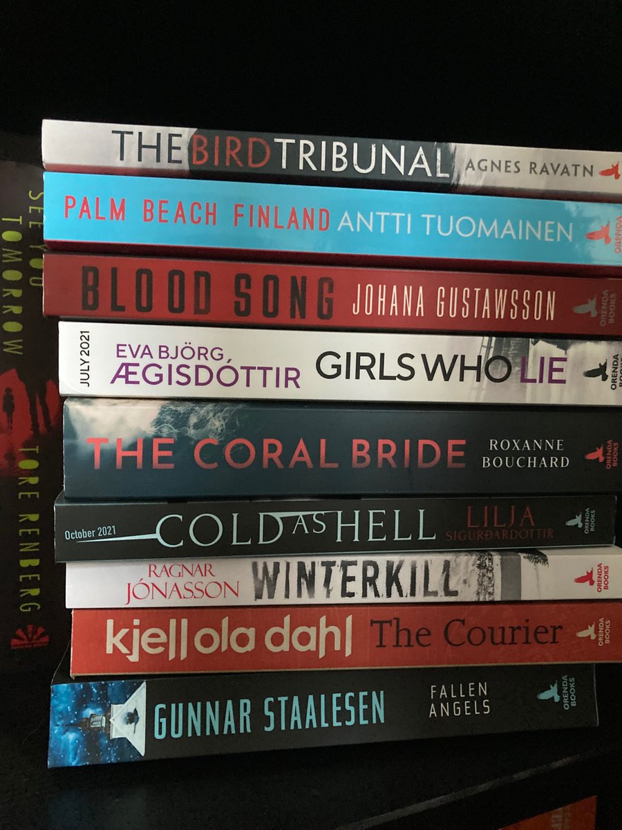 Day 28 of #Orentober is a translator appreciation stack.

@OrendaBooks has long been a bastion of great translated fiction and has bought great literature from around the world to my bookshelves over the years - here are just a few favourites