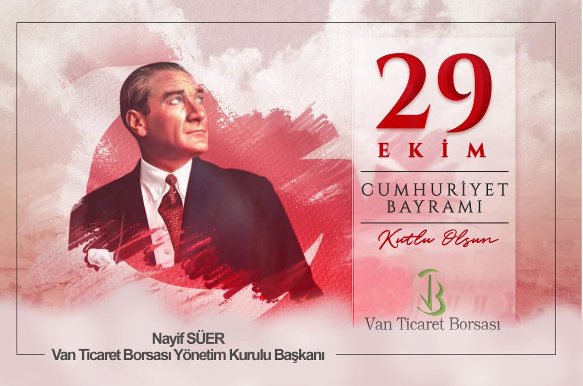 29 Ekim #CumhuriyetBayramı kutlu olsun. @Nayifsuer