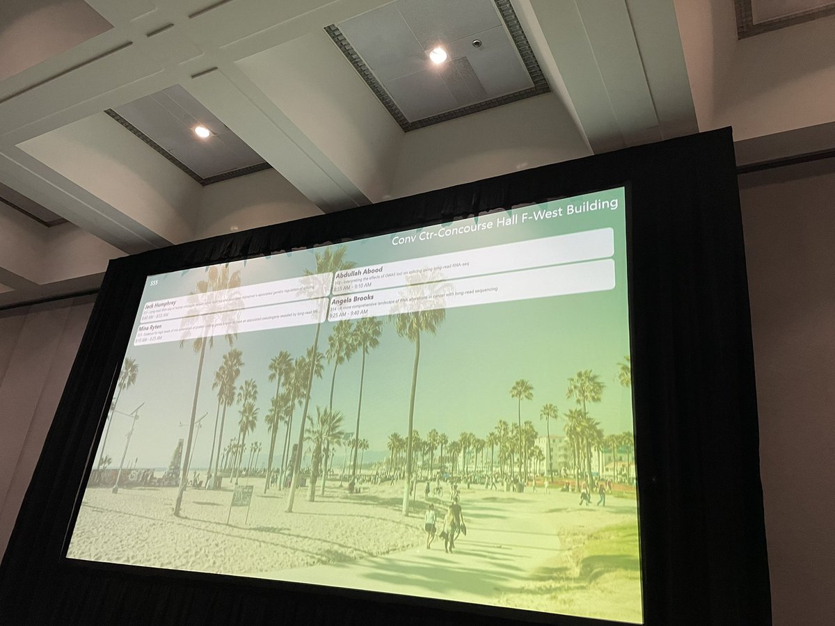 So excited to see the #ASHG22 long read RNA-Seq session about to happen! <a href="/GSheynkman/">Gloria Sheynkman</a> <a href="/JackHumphrey_/">Jack Humphrey</a> <a href="/TheBrooksLab/">Brooks Lab</a> <a href="/ArbyAbood/">Arby Abood</a>