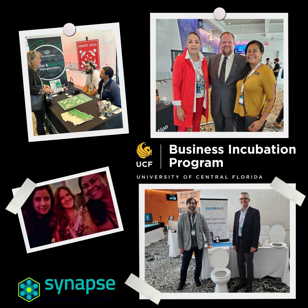 UCFBIP's tweet image. We had a great time at @SynapseFlorida! Our clients Aerosapien Technologies, Arkmeds Group, @ConnectedWise, DocStudio.com, @iSportz_Global, @KismetTech, ONE360, @pommconnect, @seedincubit, @SimBlocks, @Smartx_IoT, and @WeatherChamps all showcased.

#fbf #ucfbip #Synaps