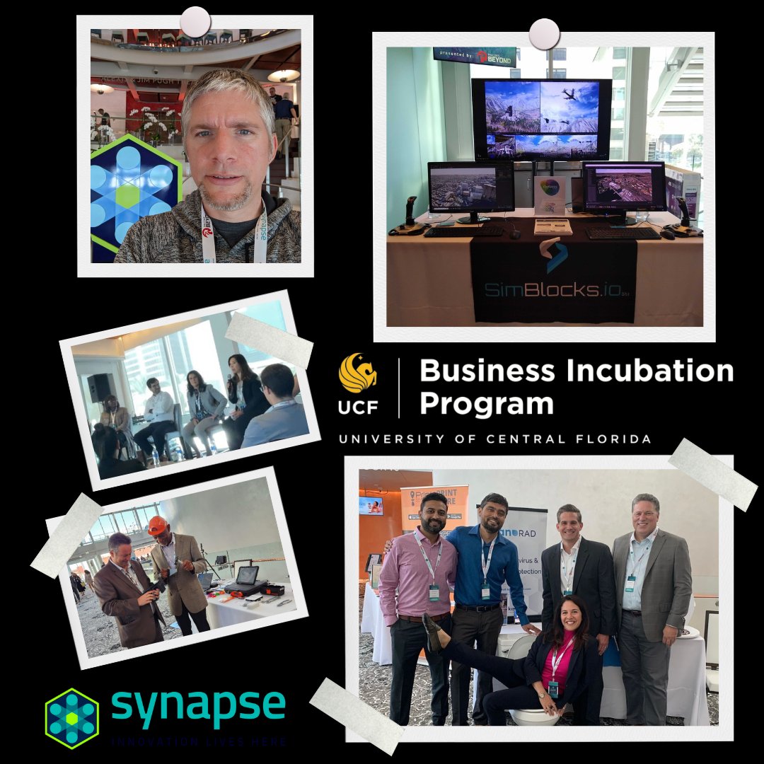 UCFBIP's tweet image. We had a great time at @SynapseFlorida! Our clients Aerosapien Technologies, Arkmeds Group, @ConnectedWise, DocStudio.com, @iSportz_Global, @KismetTech, ONE360, @pommconnect, @seedincubit, @SimBlocks, @Smartx_IoT, and @WeatherChamps all showcased.

#fbf #ucfbip #Synaps