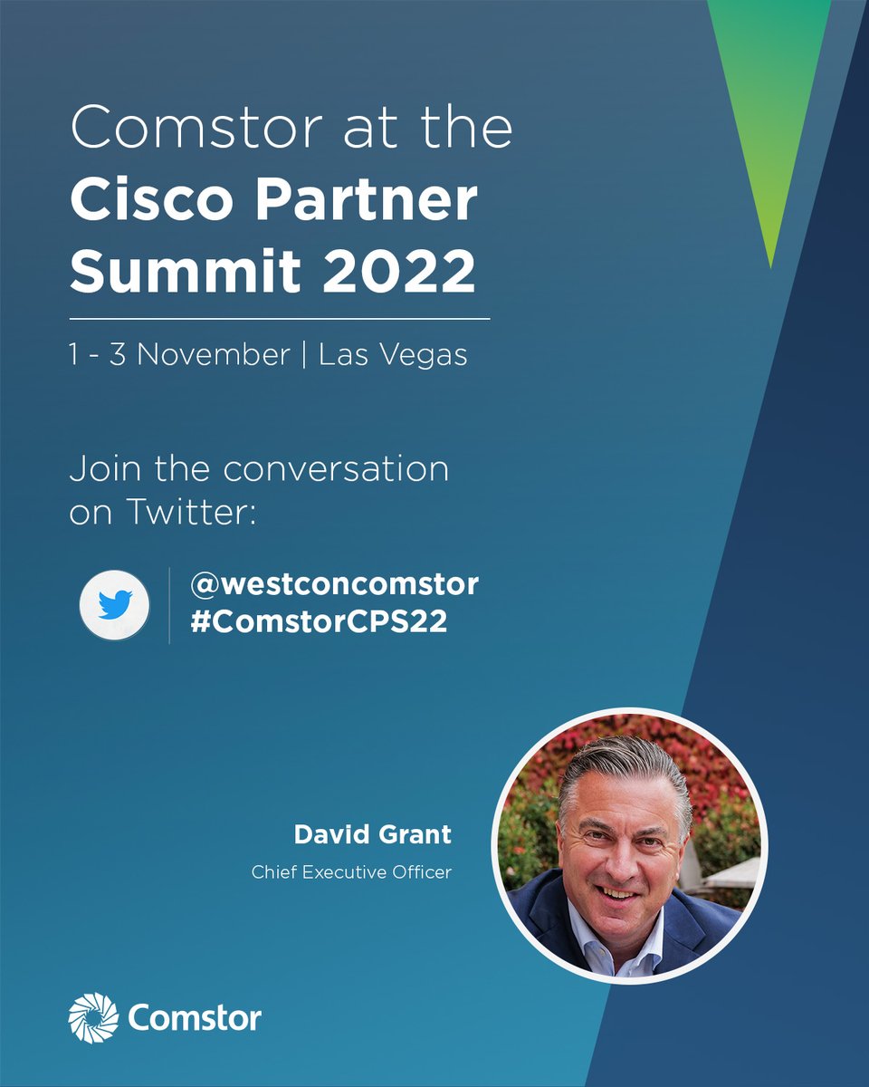 Looking forward to getting together with our #ComstorCPS22 team and @Cisco executives at #CiscoPS22 next week.
Good sessions lined up to make some serious progress on business development topics.
@WestconComstor