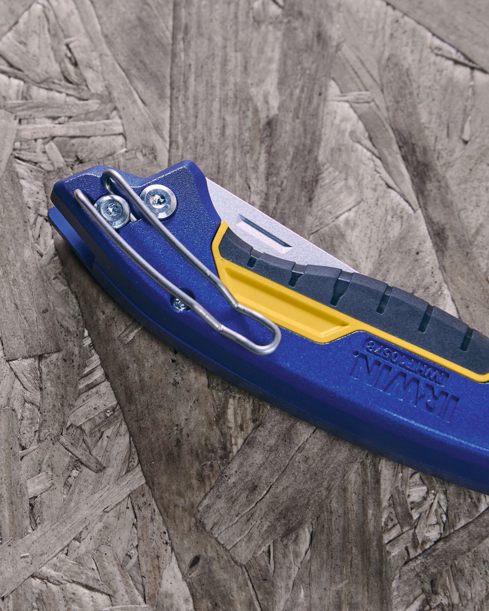 Safety is everything. That’s why we designed our ProFlip™ 3-Blade Folding Utility Knife with a protected blade change to prevent accidental blade release. Available at <a href="/Lowes/">Lowe's</a> and other select retailers: low.es/3THpp19