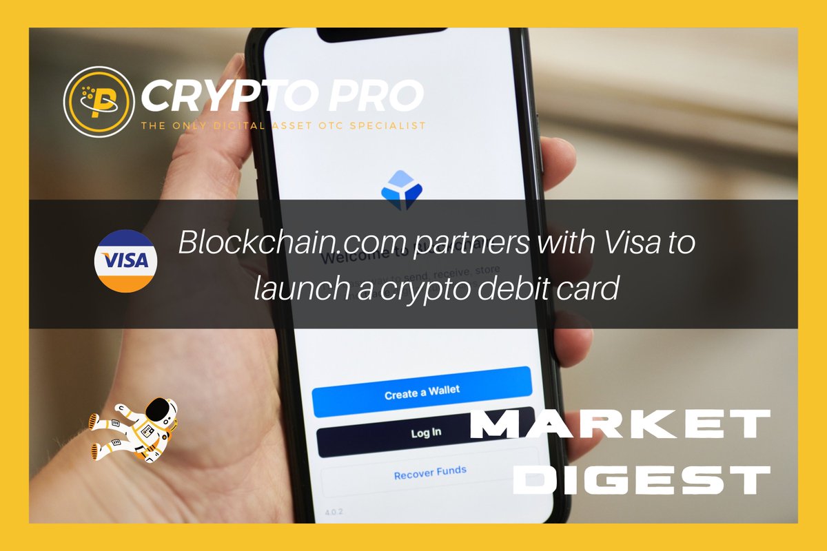 cryptopro_asia's tweet photo. @blockchain has launched a crypto debit card with #Visa, allowing users to pay with #crypto or cash balance at shops that accept crypto debit cards. 

#Cryptocurency #Cryptos #Crypto #cryptomarket https://t.co/RmBH2LpLpG