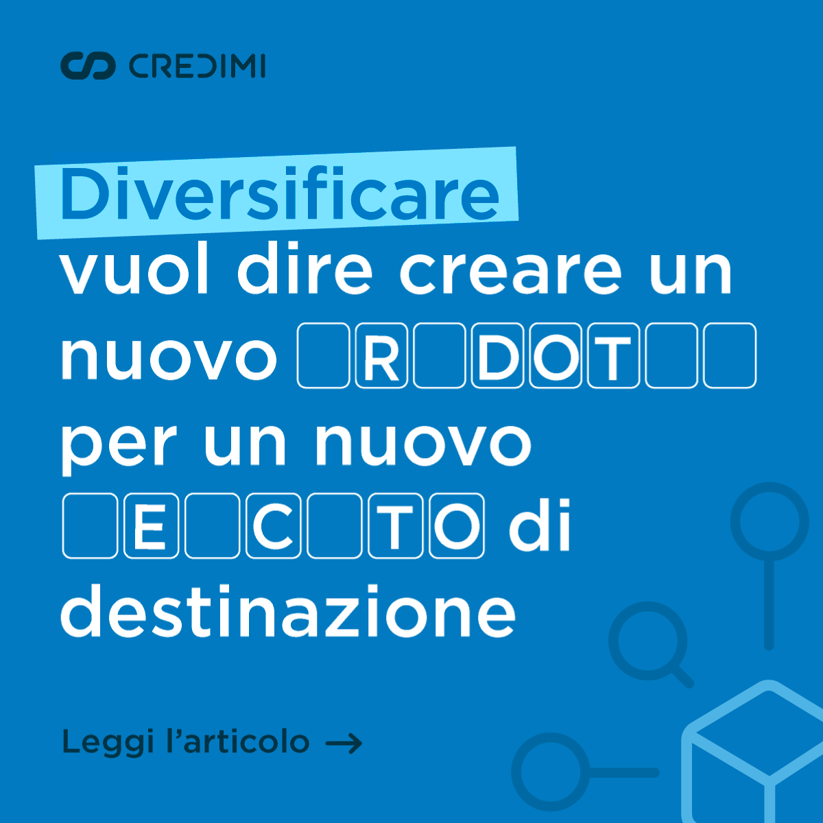 Strategia di crescita aziendale...esiste un ingrediente segreto per crearla? 🤔

Non proprio...ma ci sono diversi sistemi a disposizione della tua impresa per raggiungere gli obiettivi di sviluppo, come la diversificazione 👇

👉hubs.ly/Q01qYk-T0