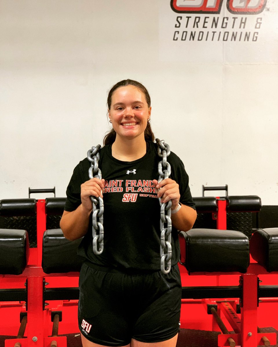 The <a href="/redflashsb/">Saint Francis Softball</a> worker of the week is Annabelle Farmer! She has a great attitude giving it 100% no matter the circumstances! 🔴⚡️🥎 #UBUNTU
