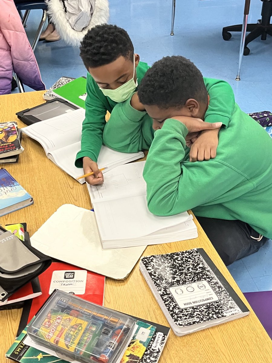 Deepening their understanding during math collaboration❤️⁦<a href="/AADreamAcademy/">An Achievable Dream Academy</a>⁩