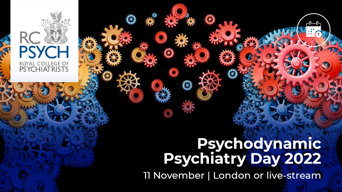 Two weeks to go until the Psychodynamic Psychiatry Day 2022. Join us on 11 November in-person in London, or opt to watch the live-stream, or on demand later to suit you. Read the full programme and book now bit.ly/medpsychday2022    #medpsychday2022